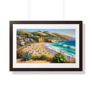 Crystal Cove Laguna Paradise: Vibrant Coastal Art Print