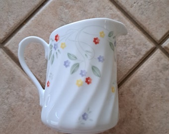 Vintage Corning Creamer with Petite flowers