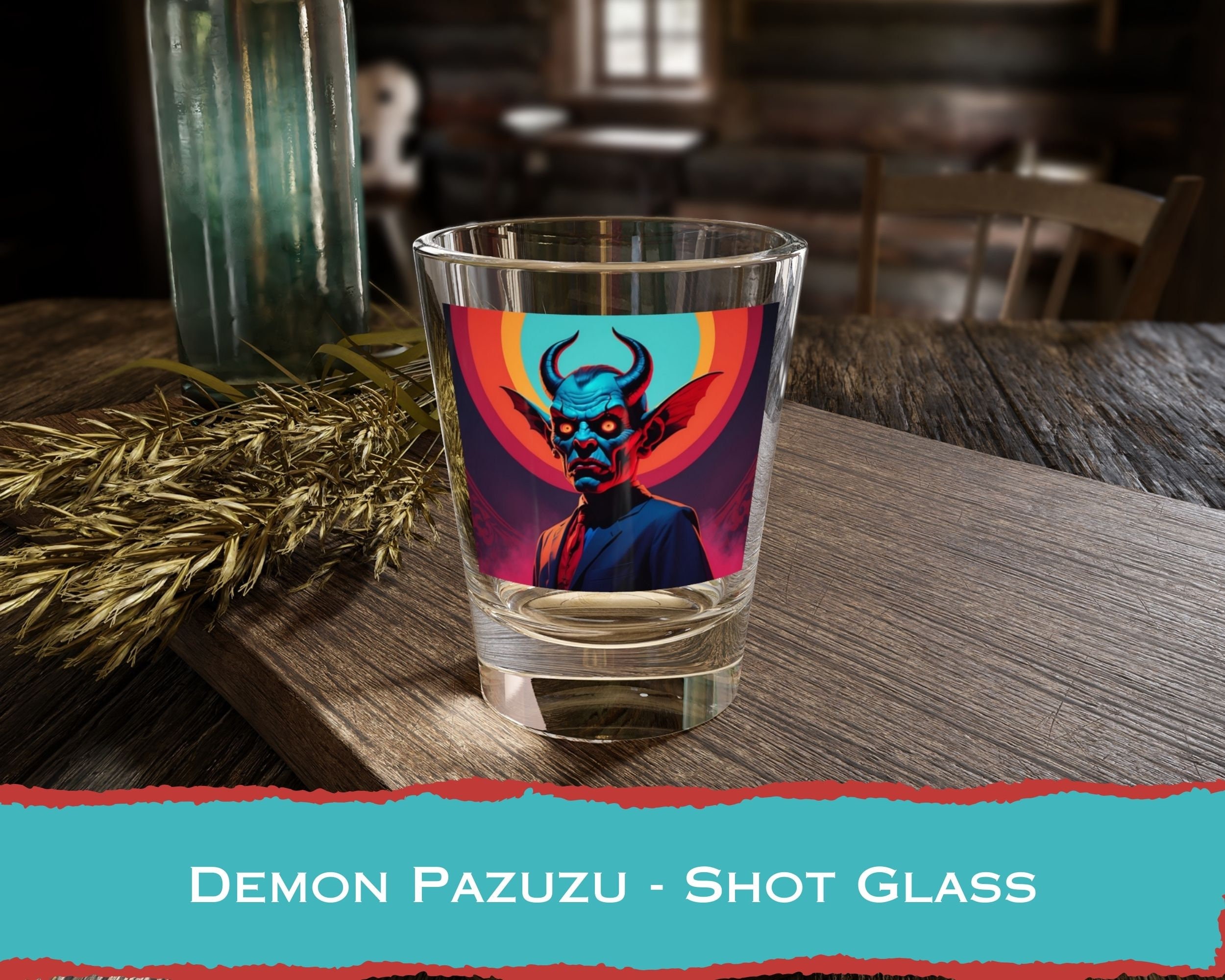2oz Demon Trap Shotglass LASER 2oz Demon Trap Shotglass LASER