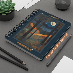 Cancer - I Feel - Zodiac Journal - In The Moon&#39;s Glow - Water Sign - Astrology Notebook - The Moon