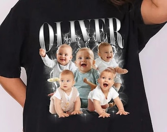 Custom Kids Bootleg Rap Tee, Custom Photo Shirt