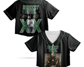 Chris Brown 2025 Tour Baseball Jersey: Breezy Bowl XX, Unisex All-Over Print