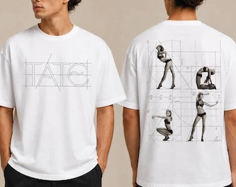 Tate McRae Graphic T-Shirt, Double Sided Vintage Bootleg Tee, Tate McRae Fan Shirt, Aesthetic Music Tour Tee