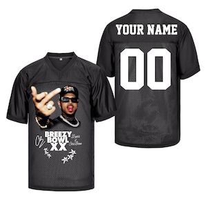Personalized Football Jersey: Breezy Bowl XX, All-Over Print, Custom Name/Number