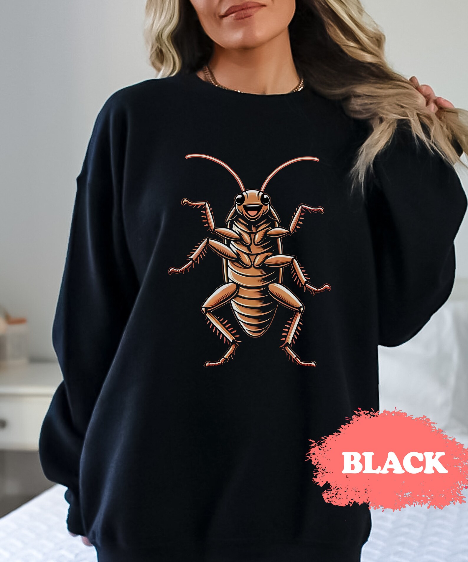 Funny Insects All Over Sweatshirt
