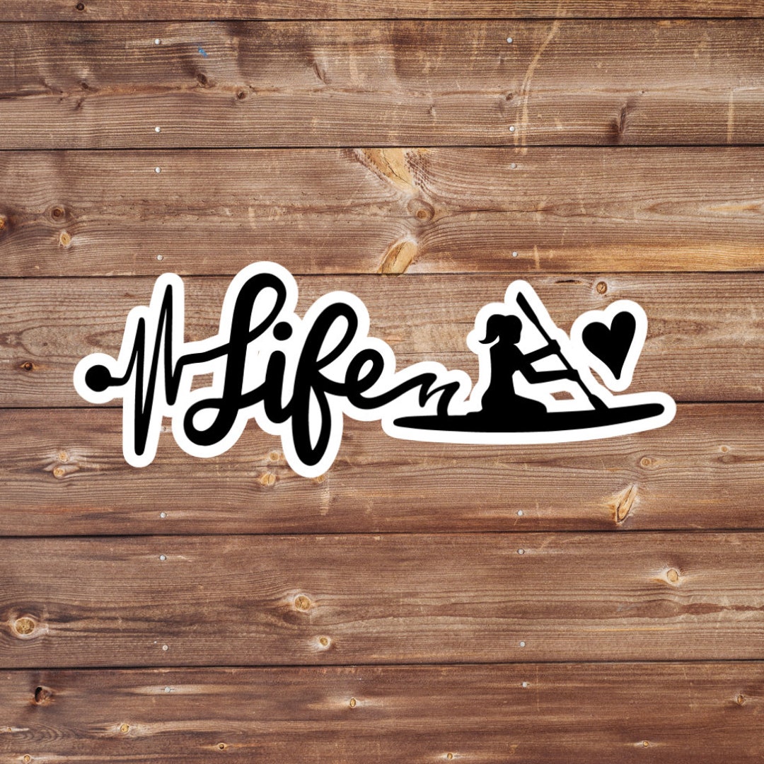 Stand up Paddle Board Sticker, SUP Sticker, Laptop Sticker, Water ...