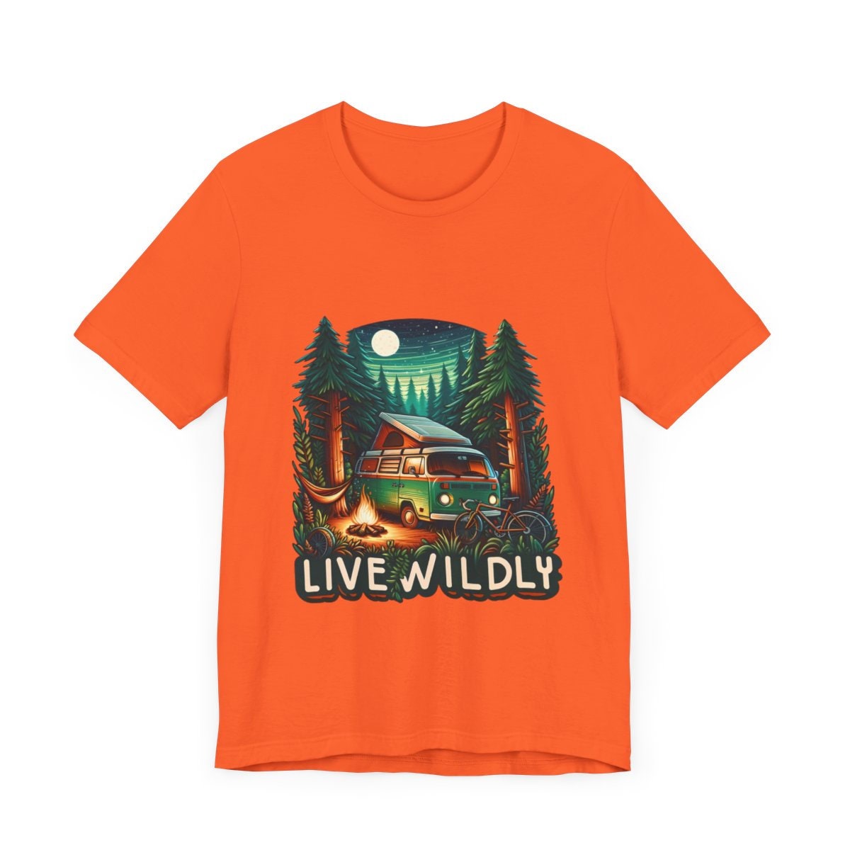 Live Wildly T-shirt Adventure Camping for Nature Lovers,outdoor ...