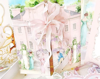 Regency, Jane Austen, Gatefold card, Invitation, Gift Tags, Party, Event Decor, download