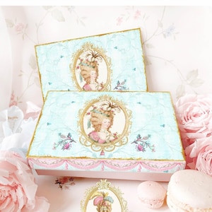 Marie Antoinette, Gift box, Gift Card, Tags, printable gift, digital download, Personal use only