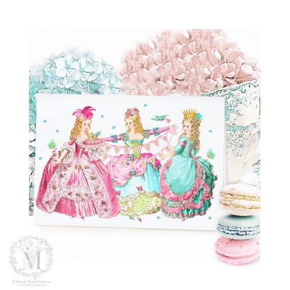 Happy Birthday Card Marie Antoinette Pink Birthday Cake Etsy Happy Birthday Card Marie Antoinette Pink Birthday Cake Etsy