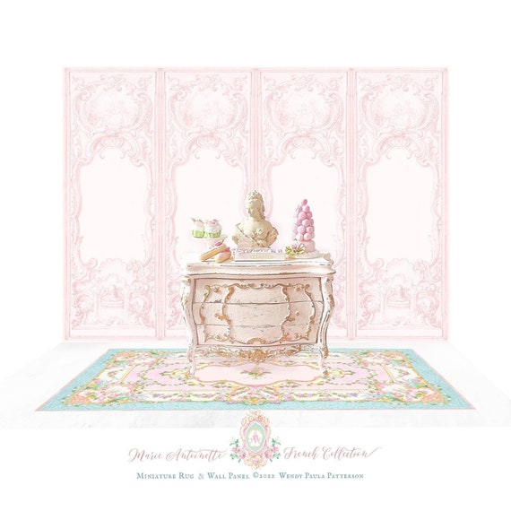 Panneau Miniature Imprimé Fruits & Fleurs Melody Jane - Échelle 1:12 Pour Maison De Poupée, Décoration Diorama - 2