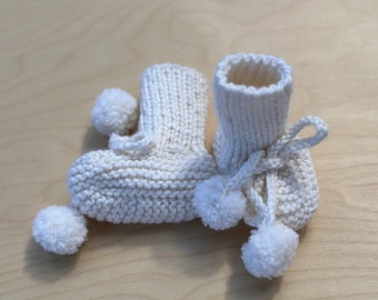 Knit booties/socks for babies
