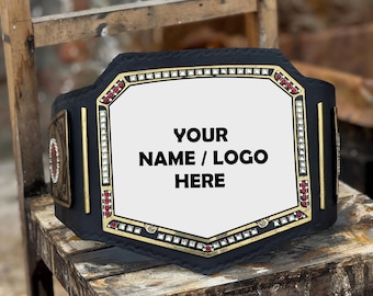 United Kingdom WWE Championship Replica Belt Adult Size Premium Wrestling Title Gold Plated Plates Leather Strap Collectible Gift Display