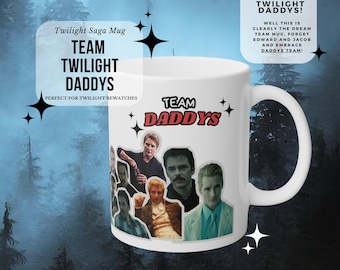 Carlisle Cullen Charlie Swan Mug, Twilight Gifts, Daddy Twilight Mug, Twilight Merch, Twilight Mug, Twilight Fan Gift, Twilight Daddys