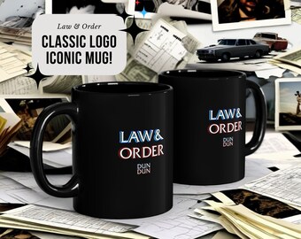 Law And Order, Elliot And Olivia, Elliot Stabler Mug, Crime Junkie, Crime Analyst Gift, Mariska Hargitay, Crime Lover Gift, Crime Shows