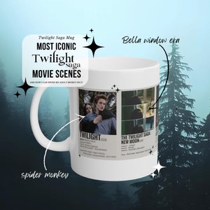 Twilight Mug, Bella Edward, Spider Monkey, Carlisle Cullen, Edward Cullen Stinky, Renesmee, Charlie Swan, Petty Mug, Titsoak, Twilight Merch