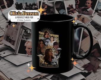SVU Law And Order, Law And Order Svu Gift, Mariska Hargitay, Olivia Benson, Elliot And Olivia, Stabler Mug, Crime Mum Gift, Crime Show Gift