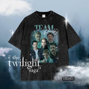 Vintage Charlie Swan and Carlisle Cullen Vintage 90&#39;s shirt, Billy Burke Fan Made Tee - Team Charlie shirt, Team Daddys Twilight Tee