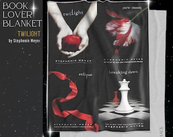 Twilight Book Blanket – Cozy Throw With Twilight Book Covers, Y2K