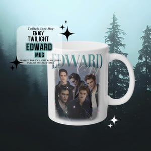 Edward Cullen Twilight Mug, Edward Cullen Stinky Face, Team Edward Coffee Mug, Robert Pattinson Twilight Gift, Aesthetic Twilight Merch