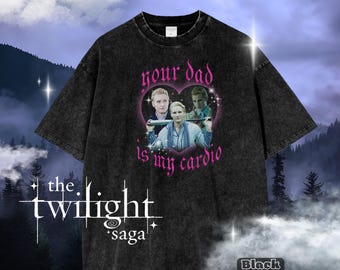 Carlisle Cullen Fan Apparel, Gothic Daddy Vintage T-Shirt, Oversized Vampire Tee for Fans, Gift for Twilight Lovers