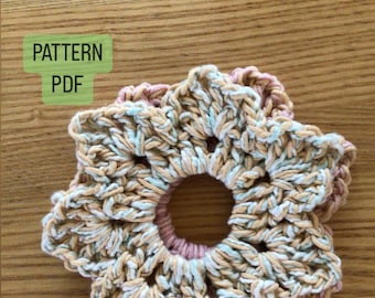 CHOUX AU CROCHET/ Chouchous faciles au crochet/ Chouchous au crochet pdf / Chouchou au crochet comme une fleur/ Modèles de crochet