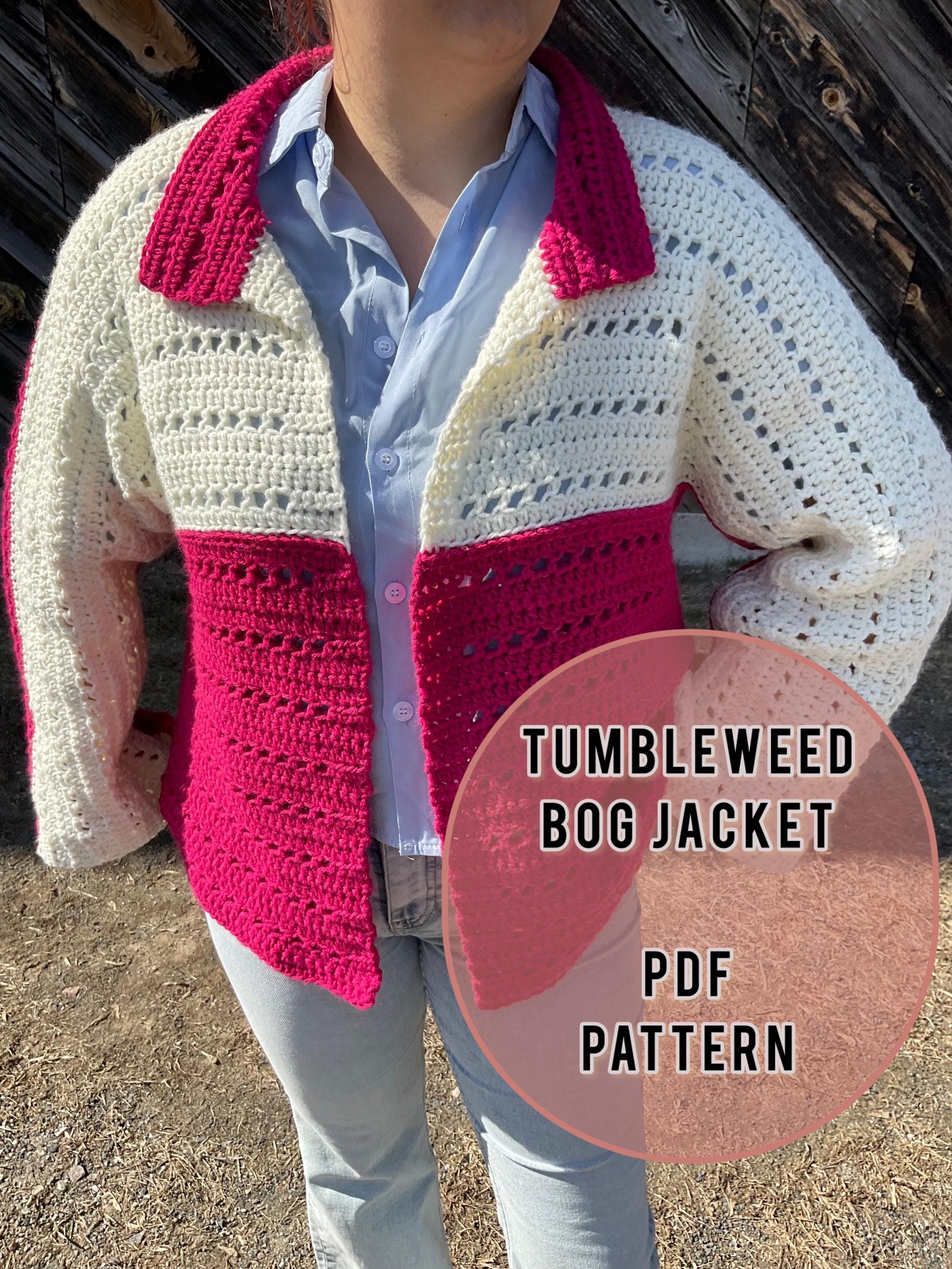 Crochet Tumbleweed BOG Jacket Pattern, XS-5XL (PDF Pattern) - Etsy