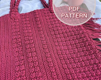Crochet Echo Bag Pattern –  (PDF Download) -  Easy Crochet Purse Pattern, Modern Crochet Bag, Instant Download
