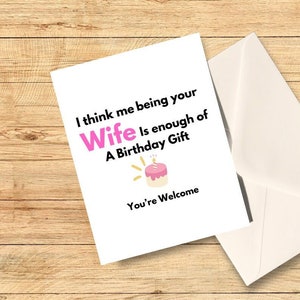 Carte d'anniversaire drôle, carte d'anniversaire d'amour, carte d'anniversaire humoristique, cadeau d'anniversaire mignon pour petite amie, petit ami, mari, femme, elle, lui, amour