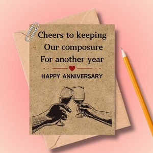 Carte d'anniversaire, carte d'anniversaire drôle, Saint-Valentin, cadeau pour mari, femme, cadeau pour petit ami, petite amie, pour lui, félicitations