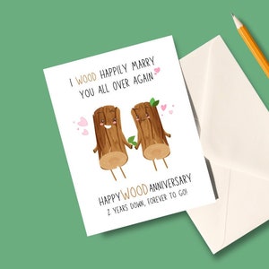 Carte d'anniversaire, carte d'anniversaire drôle, Saint-Valentin, cadeau pour mari, cadeau pour petit ami, pour lui, 2e anniversaire, félicitations