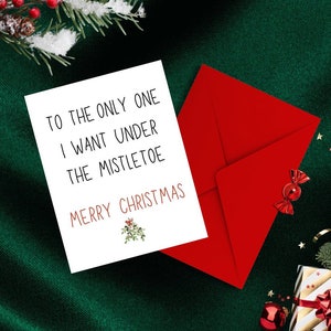 Carte de Noël pour amoureux, carte de vœux, joyeux Noël, carte de Noël pour mari, pour femme, pour petit ami, pour petite amie, pour famille ou amis