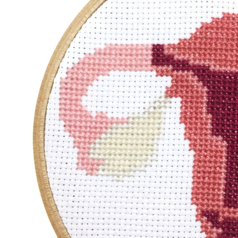 Anatomical Uterus Cross Stitch Pattern PDF Download Ovary Cross Stitch Counted Cross Stitch Pattern image 3