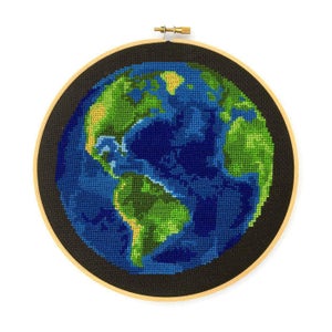 Earth Cross Stitch Pattern Download PDF Counted Cross Stitch Pattern PDF Pattern image 2