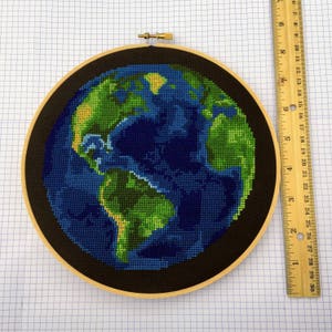 Earth Cross Stitch Pattern Download PDF Counted Cross Stitch Pattern PDF Pattern image 3