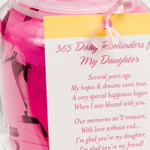 365 Daily Reminders for My Daughter Sayings Printable PDF image 2