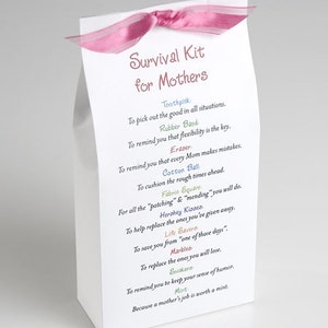 Survival Kit for Mothers - Printable PDF
