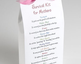 Kit de supervivencia para madres - PDF imprimible