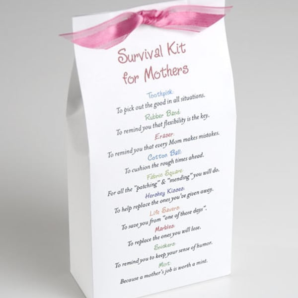Kit de supervivencia para madres - PDF imprimible