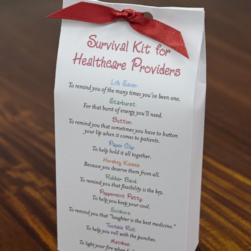 Survival Kit for Healthcare - Etsy