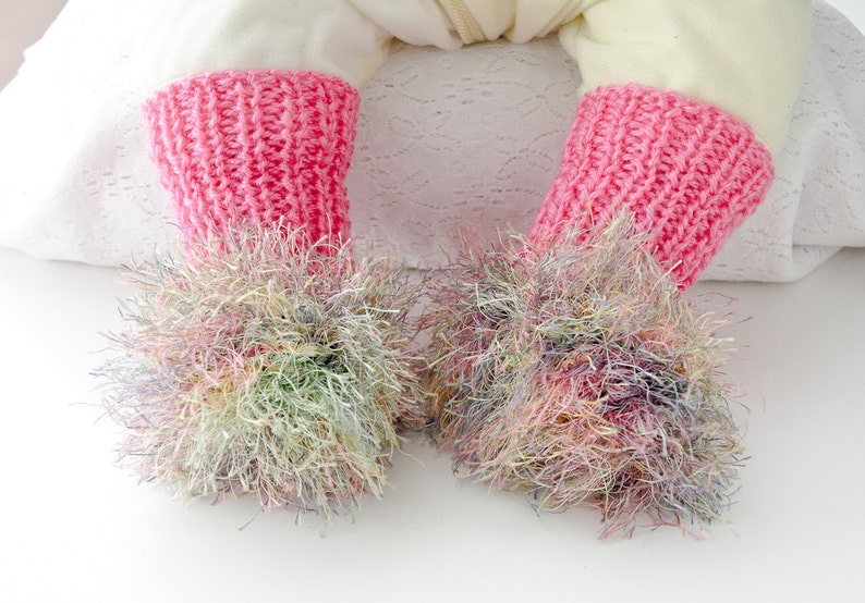 Baby fuzzy booties Clearance