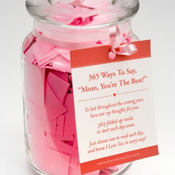 365 Ways To Say, "Mom, You're The Best" - Printable PDF