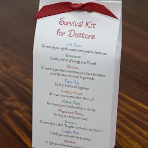 Survival Kit for Doctors - Printable PDF