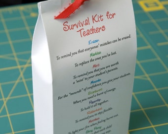 Survival Kit for Teachers - Printable PDF