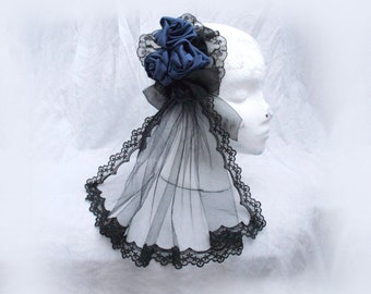 ROSE VEIL Gothic Lace Headdress