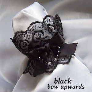 PEARL RIBBON Jewellery Wrist Cuffs- Dark and Bright Colours