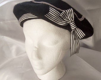 Sailor STRIPE BOW Beret