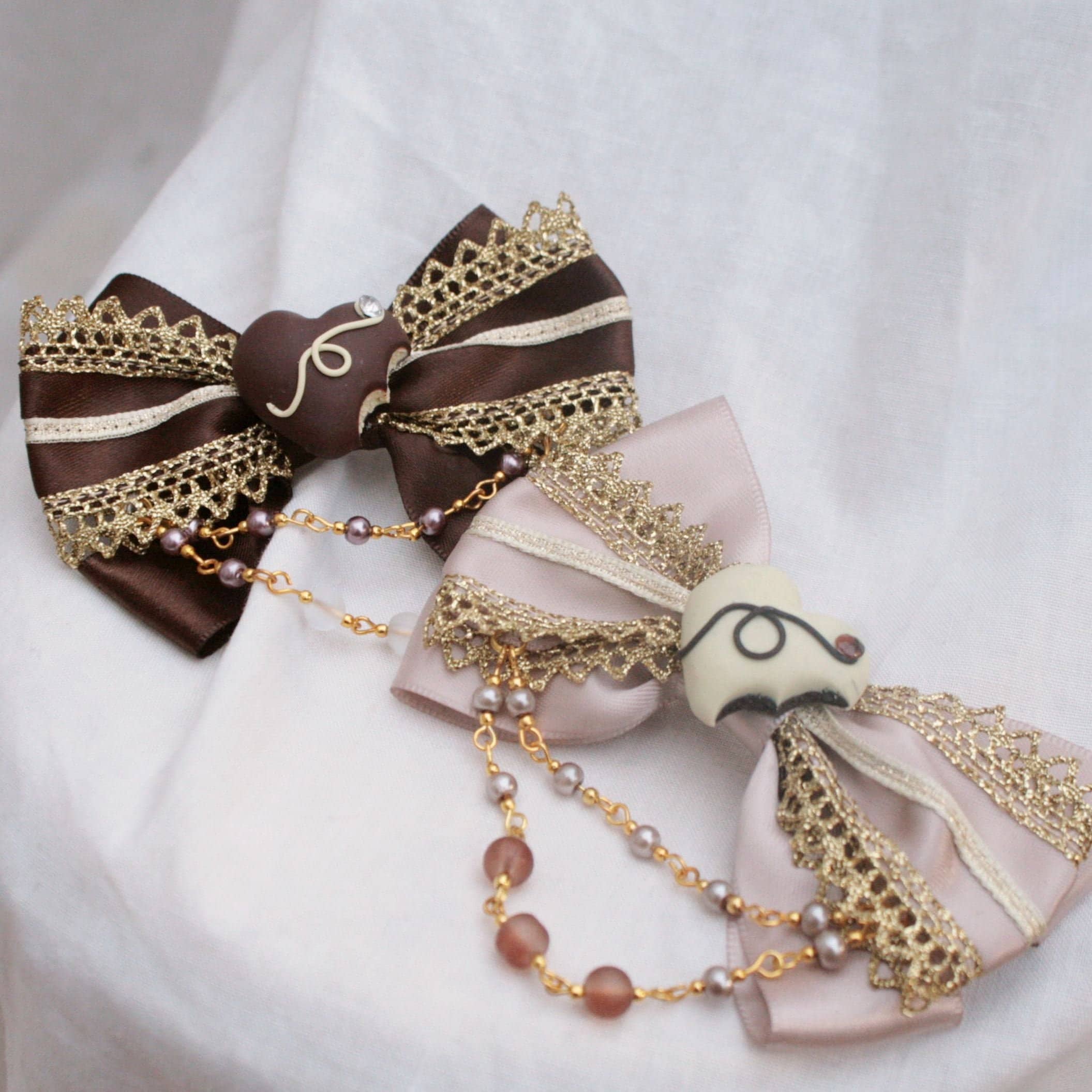 Gold Bow Hairclip - Etsy