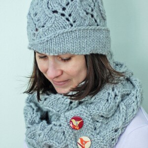 Discount Pattern Set: Powderhorn Hat and Cowl - Knitting Patterns
