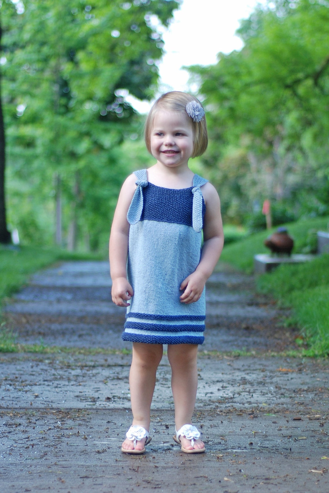 Nokomis Tiestrap Dress Knitting Pattern Etsy